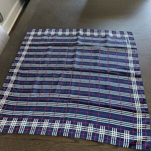 Burberry Checkered Scarf Vintage like New Condition 22x22